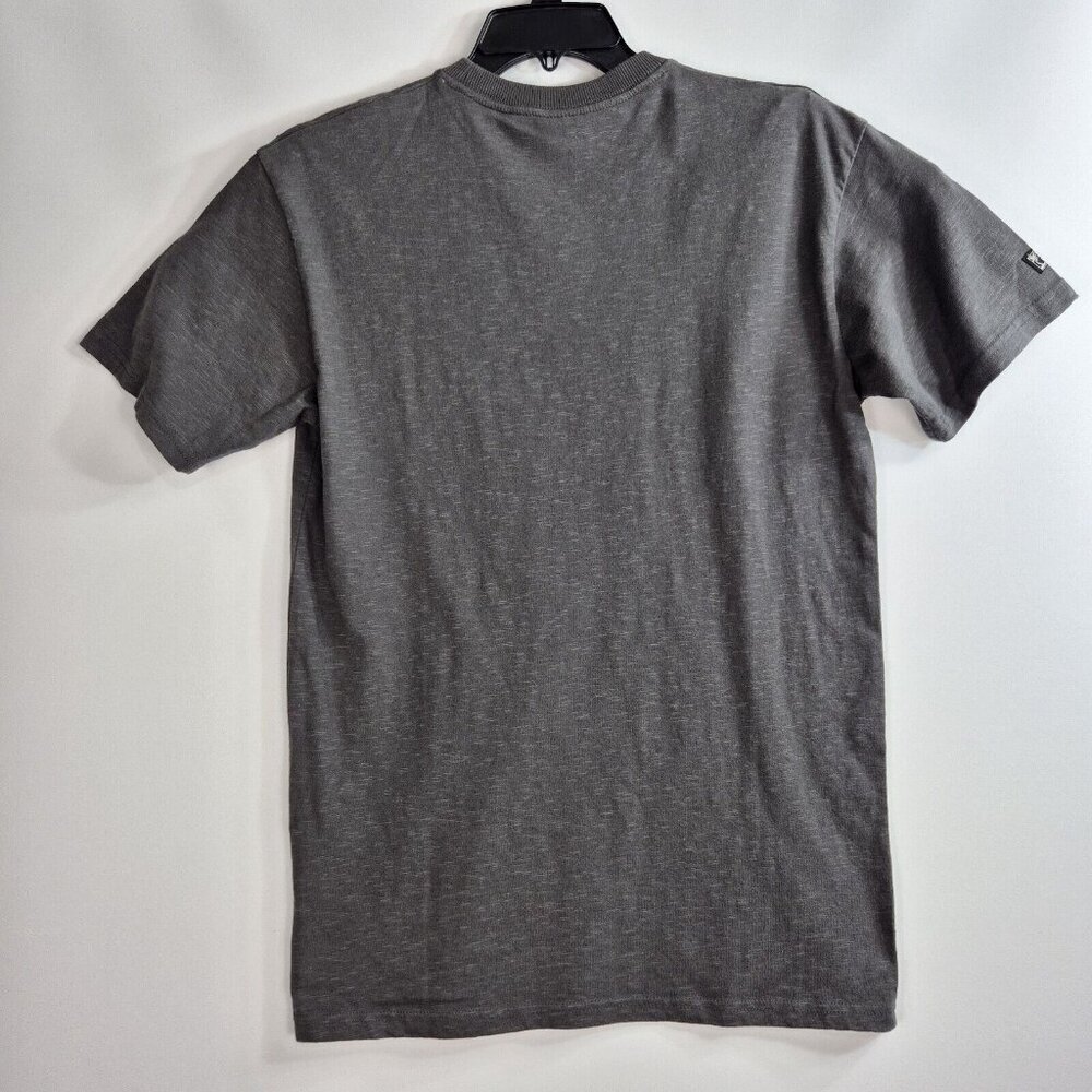 Superdry Men's T-Shirt Size S Gray Logo On Blue Green Cotton Short Sleeve (41) — image 2 of 6